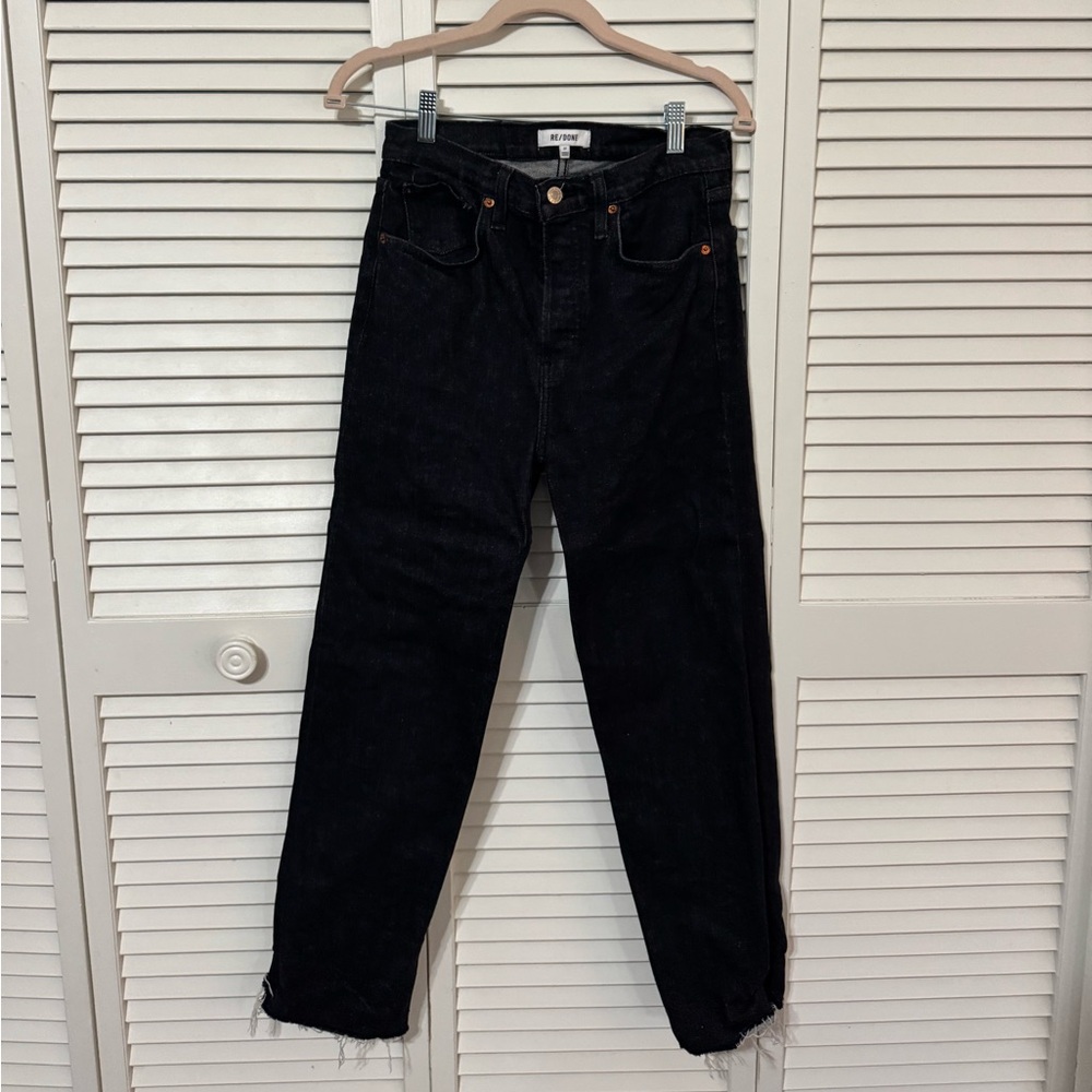 Re/Done High Rise Black Women's Jeans - Great Condition/Barely worn